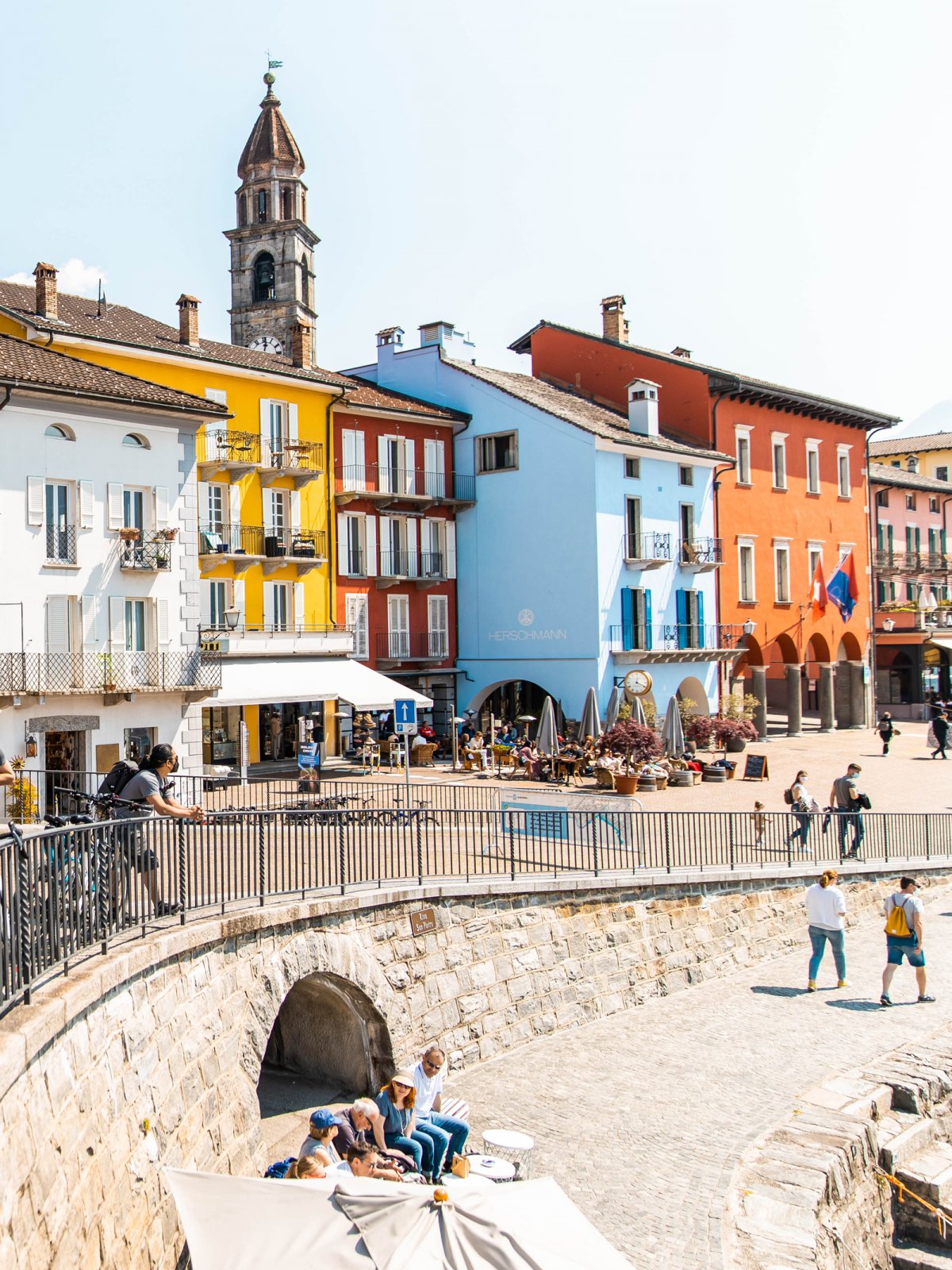 Ascona Scenic Town in Ticino Switzerland