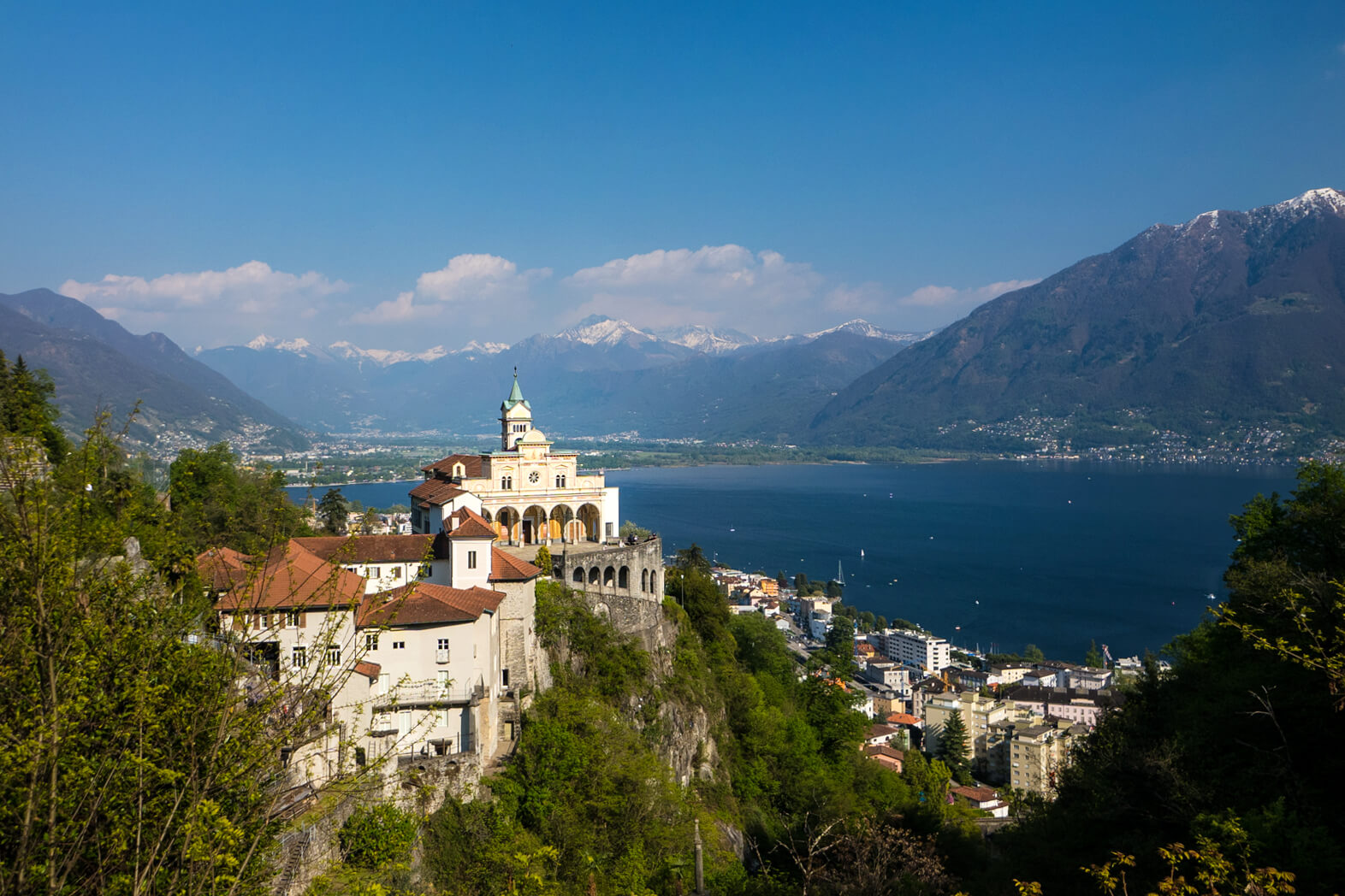 Madonna del Sasso in Locarno Switzerland