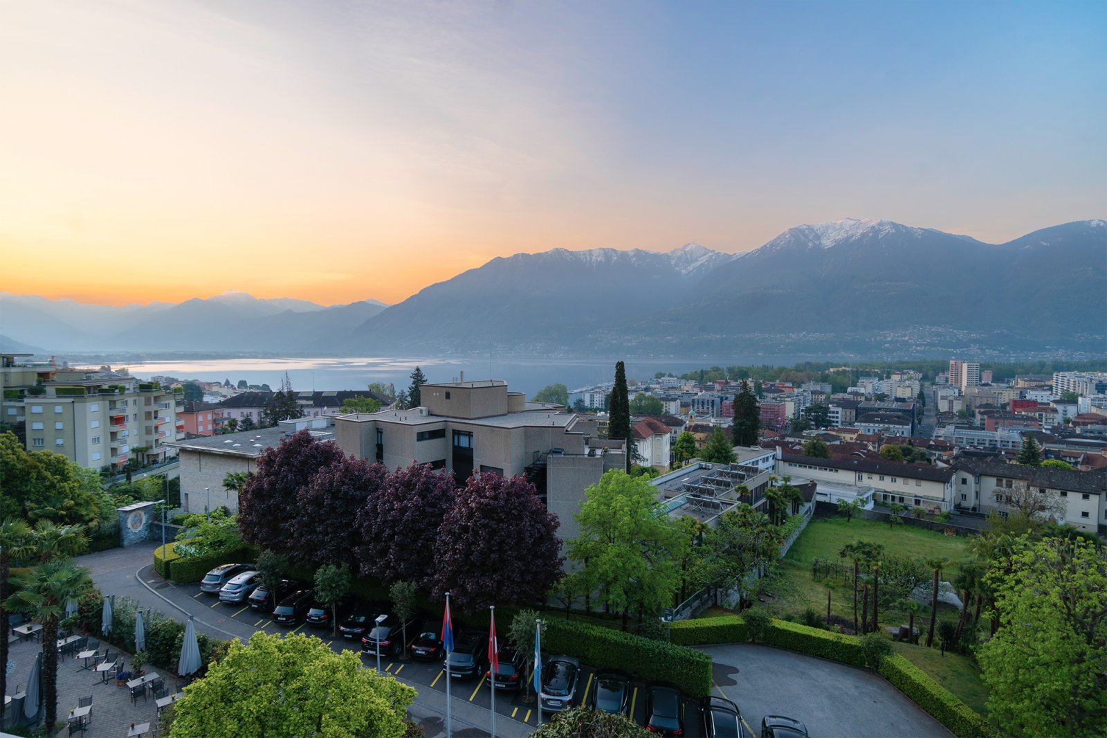 Panoramic Sunrise over Ascona-Locarno