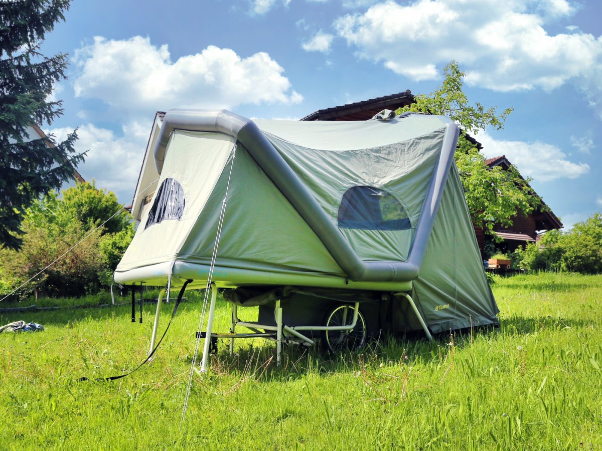 Meet Himmelszelt, the bicycle tent for microadventures