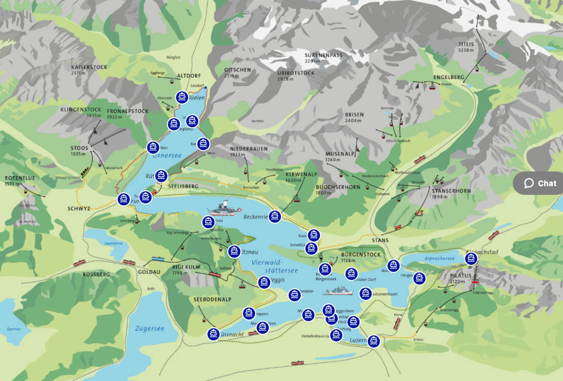 lucerne lake cruise winter