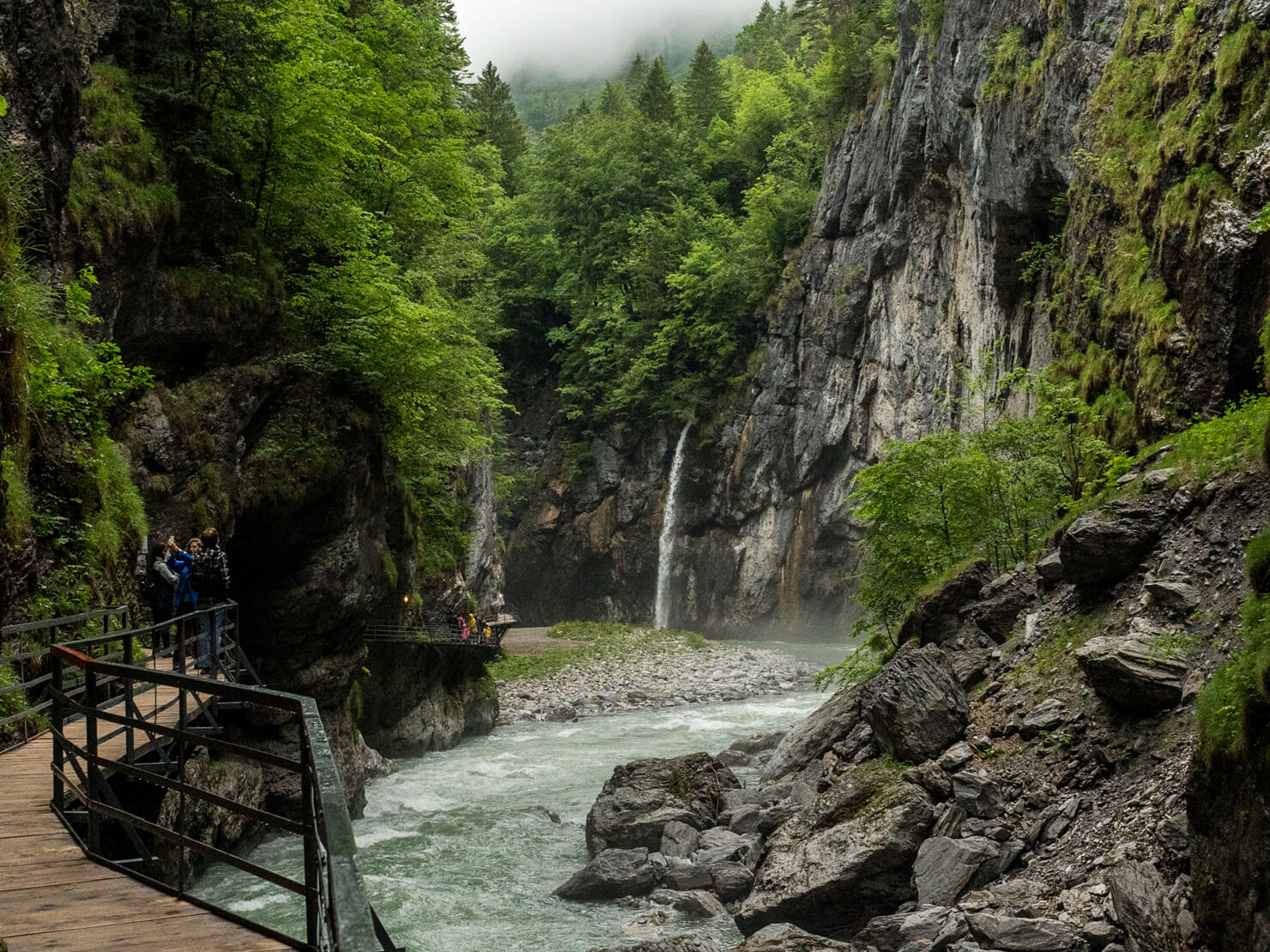 Aare Gorge in Meiringen, Switzerland