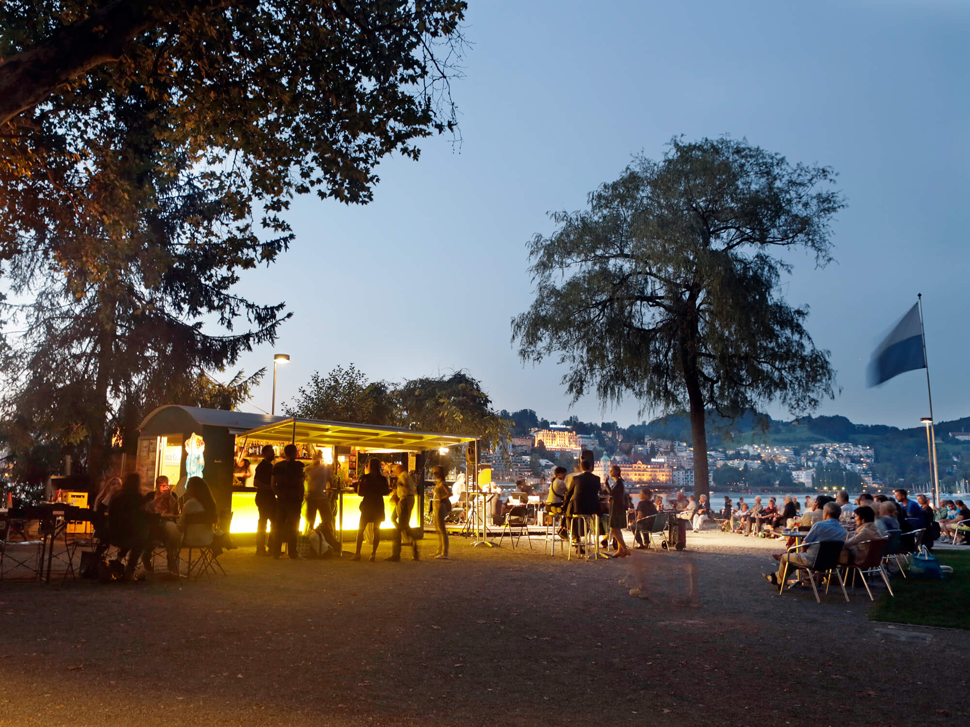 Platz Buvette in Luzern (Copyright Elge Kenneweg/Luzern Tourismus)