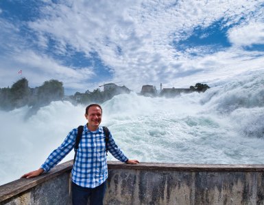 Rhine Falls in Neuhausen, Switzerland