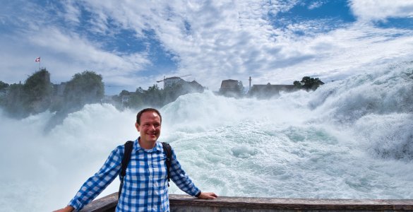 Rhine Falls in Neuhausen, Switzerland