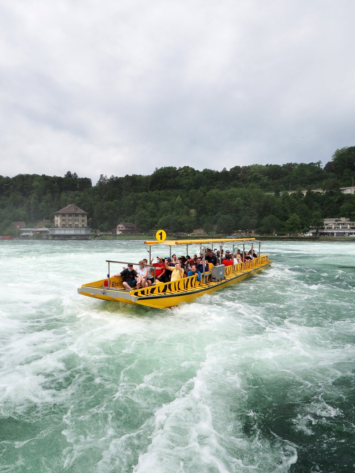 Rhine Falls in Neuhausen, Switzerland