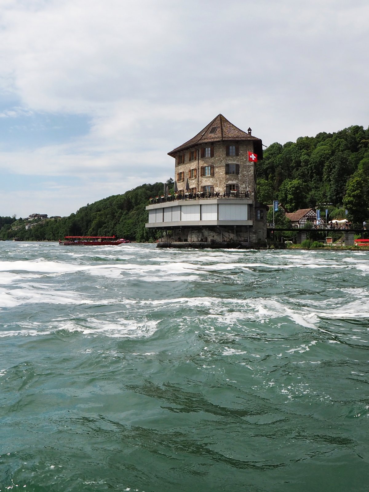 Rhine Falls in Neuhausen, Switzerland