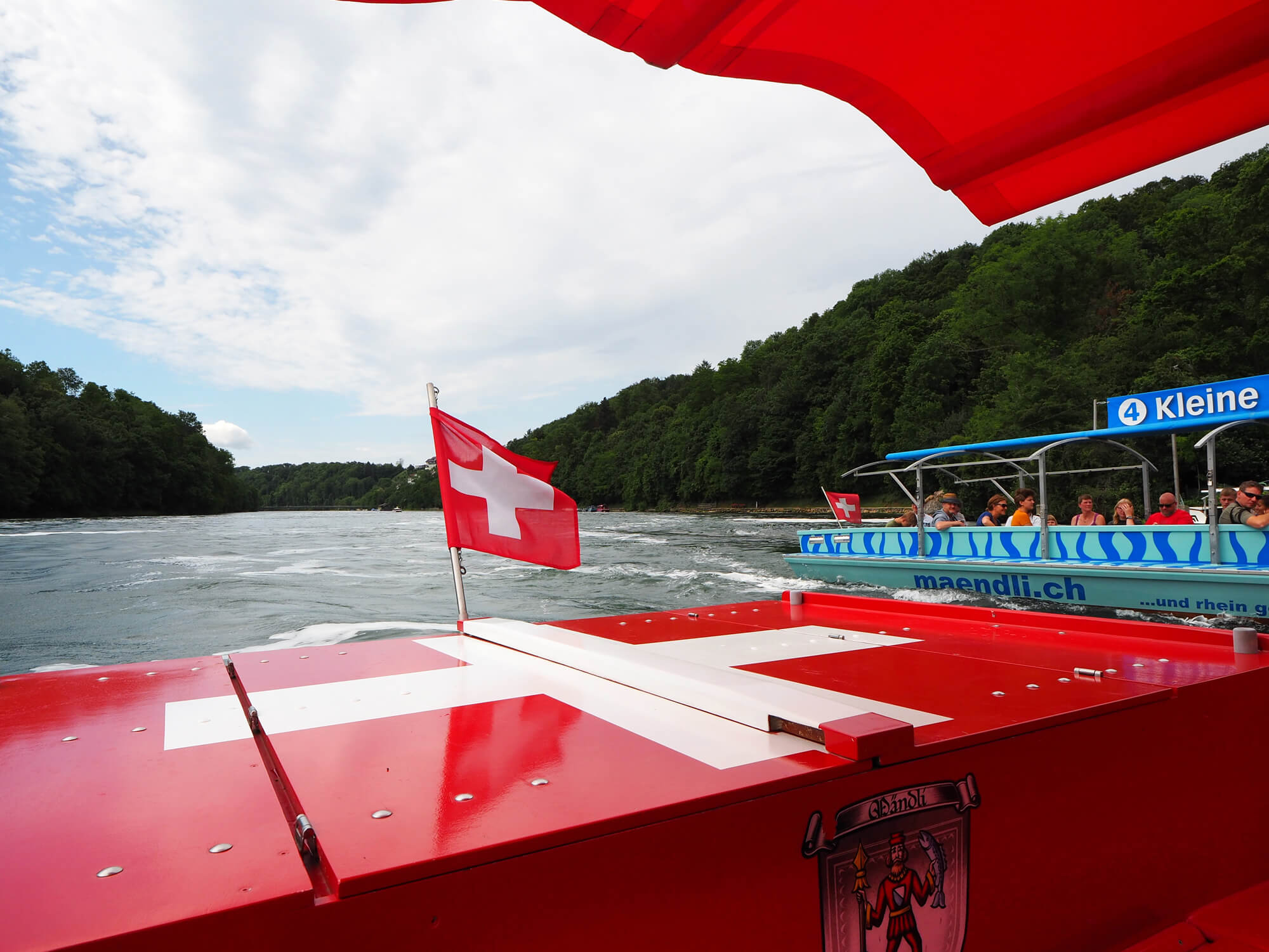 Rhine Falls in Neuhausen, Switzerland