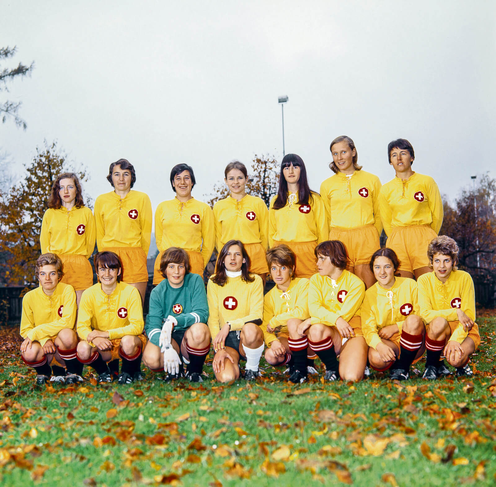 Swiss Women's Soccer Team Group Photograph 1970 (Photograph copyright Keystone/seit1968.ch)