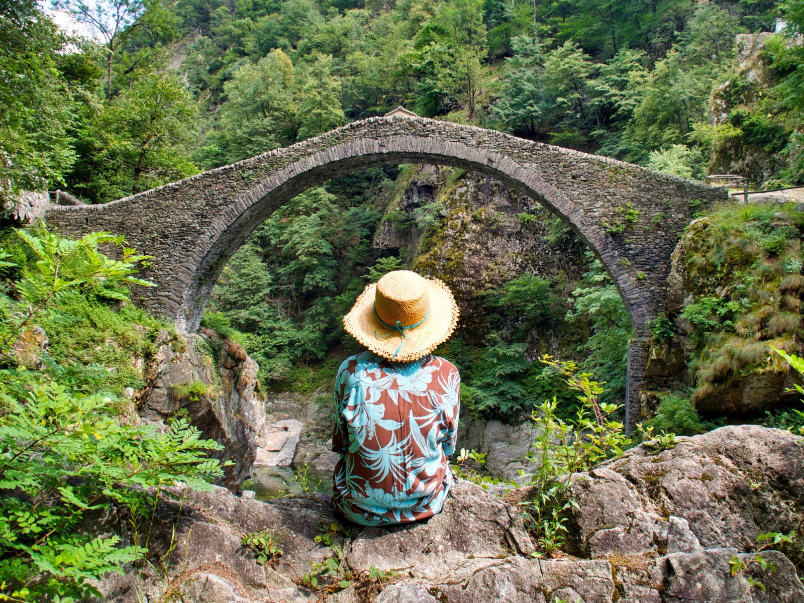 Ponte Romano - Roman Bridge Intragna