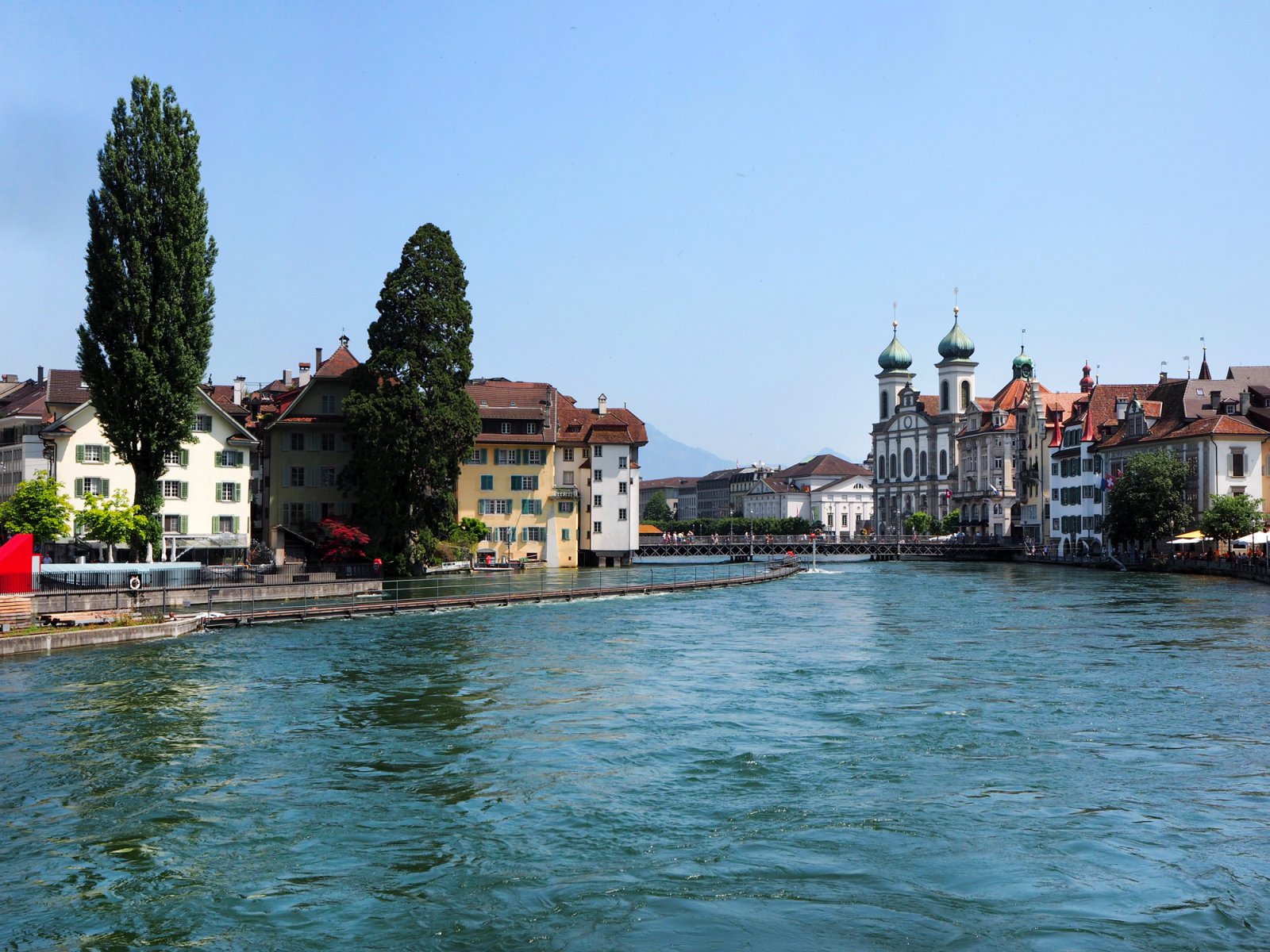 Lucerne Weekend Trip - River Reuss in Lucerne (Summer 2021)