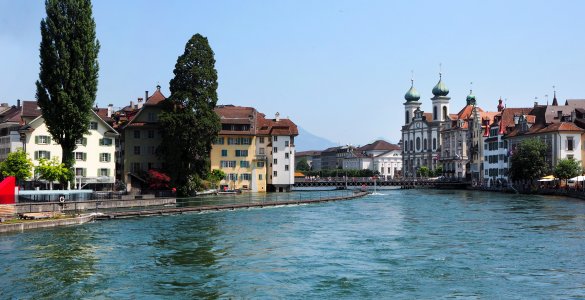 Lucerne Weekend Trip - River Reuss in Lucerne (Summer 2021)