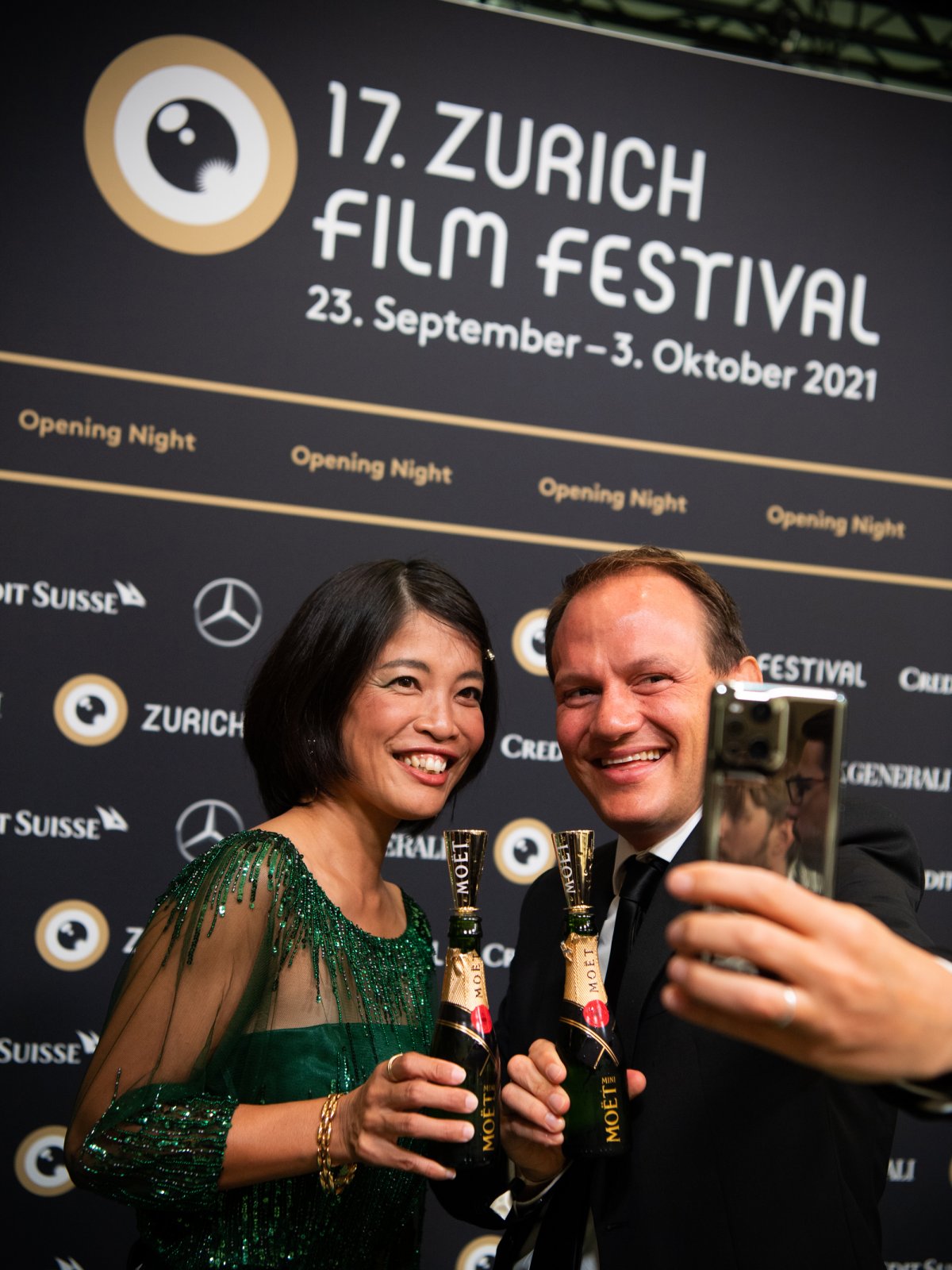 Dimitri and Mamiko at Zurich Film Festival 2021