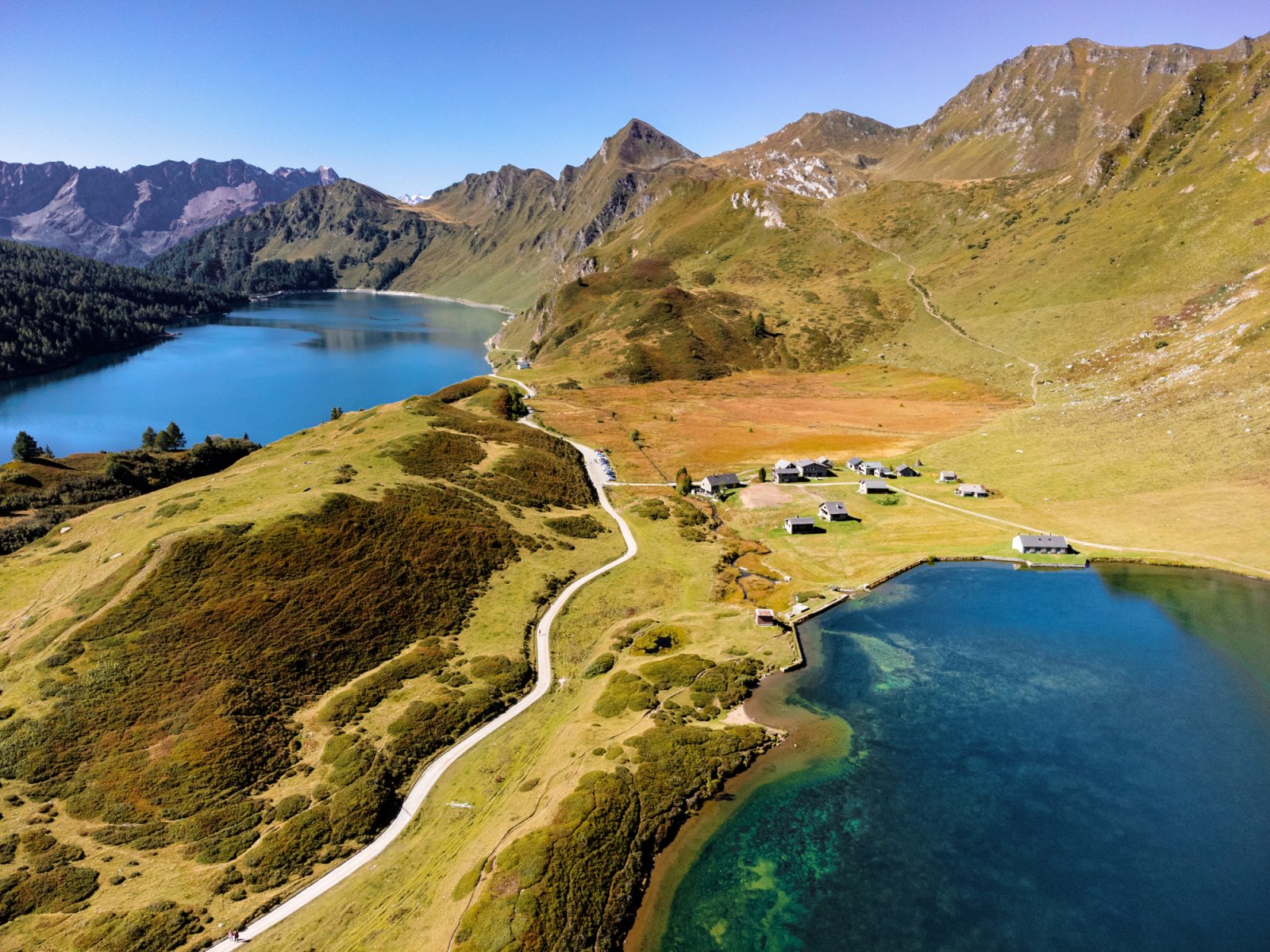 Piora Valley in Ticino, Switzerland