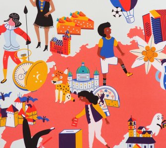 Cartographica Helvetica Explorer Atlas of Switzerland by Diccon Bewes