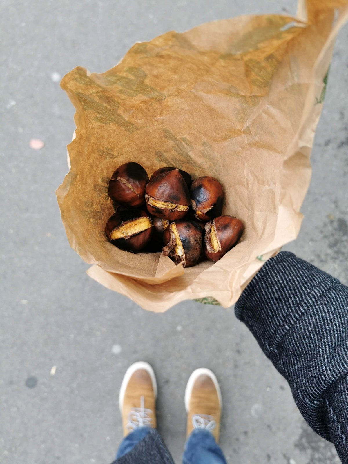 Roasted Chestnuts in Switzerland - Heissi Marroni - Albisriederplatz Zurich