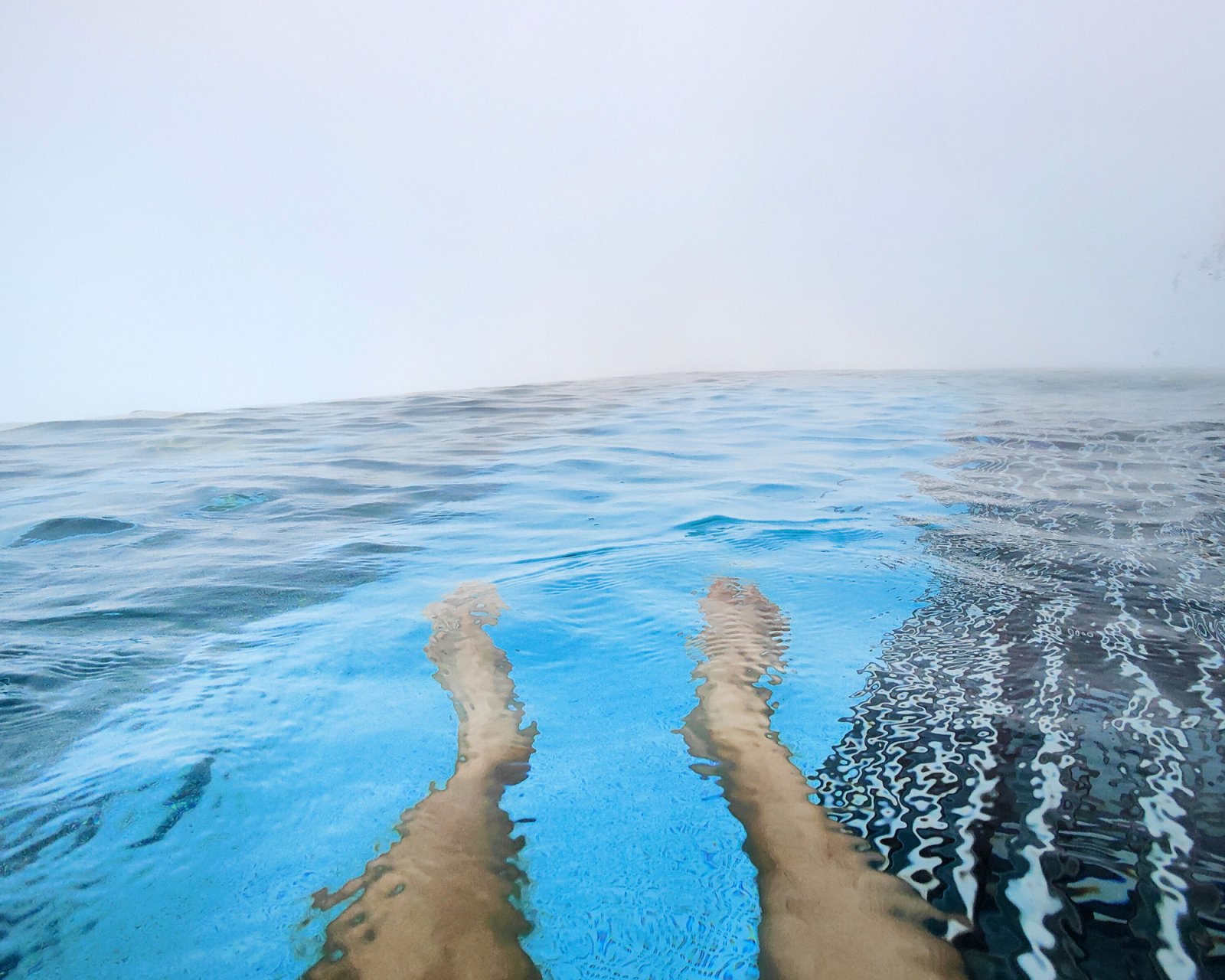 Bürgenstock Alpine Spa on a foggy day