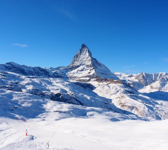 Gornergrat Skiing with Matterhorn Views