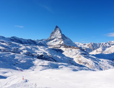 Gornergrat Skiing with Matterhorn Views