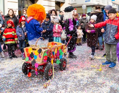 Carnival Parades in Switzerland - Children's Parade at the Basel Carnival