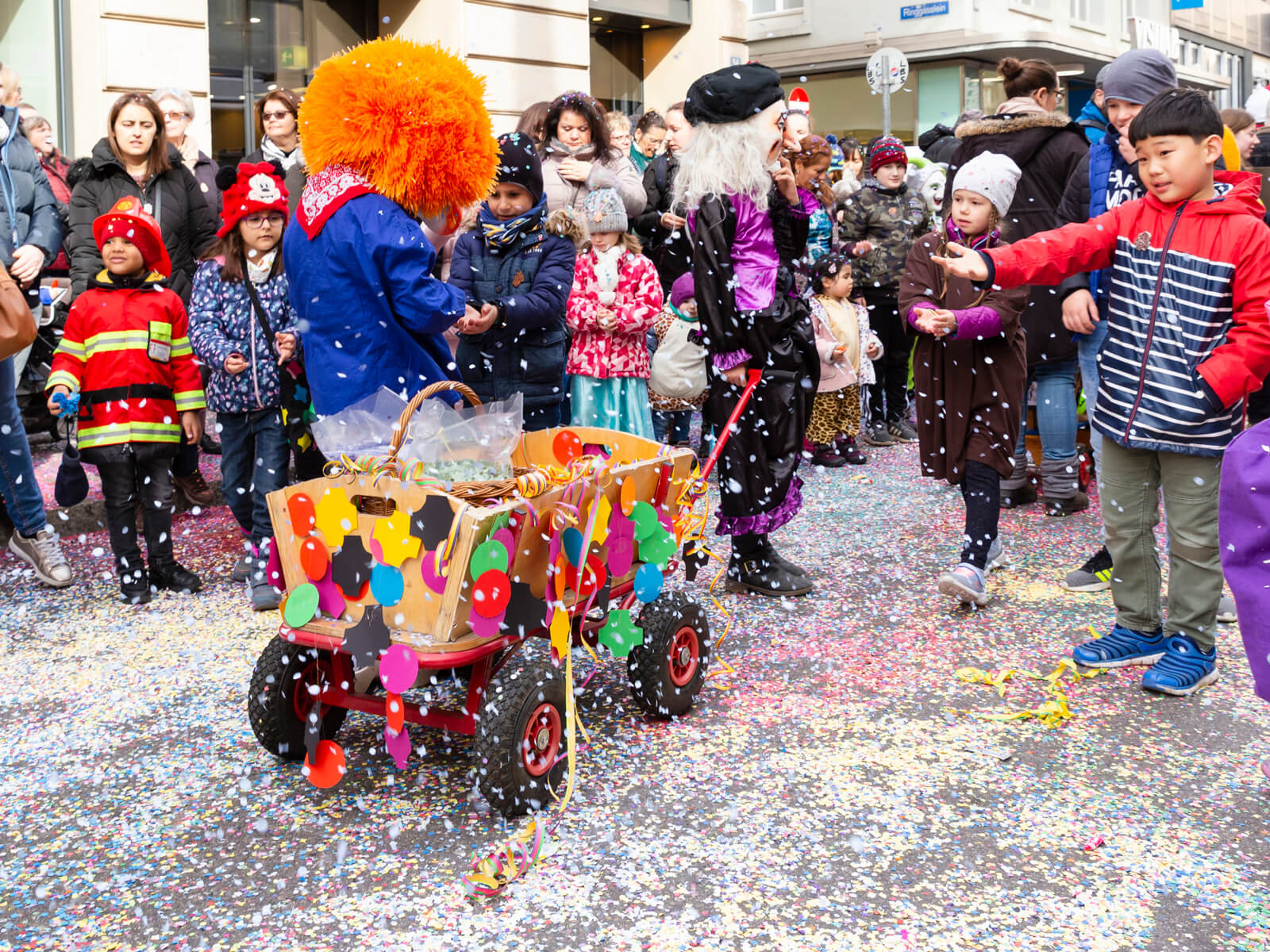 Carnival Parades in Switzerland - Children's Parade at the Basel Carnival