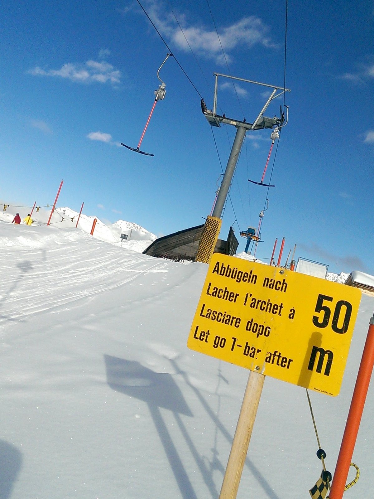 T-Bar Ski Lift in Arosa
