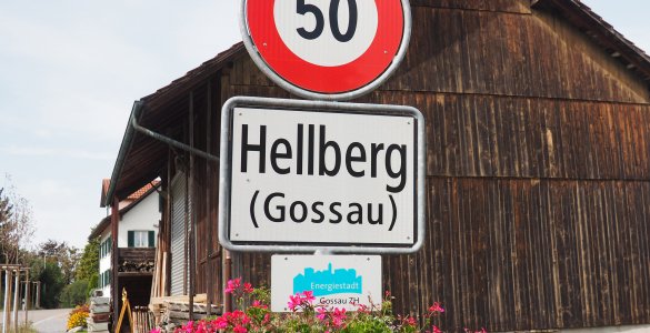 Hellberg Switzerland Ortstafel