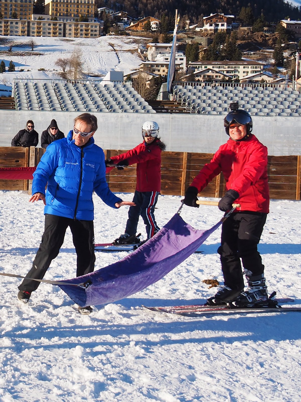 Skijoring at White Turf in St. Moritz