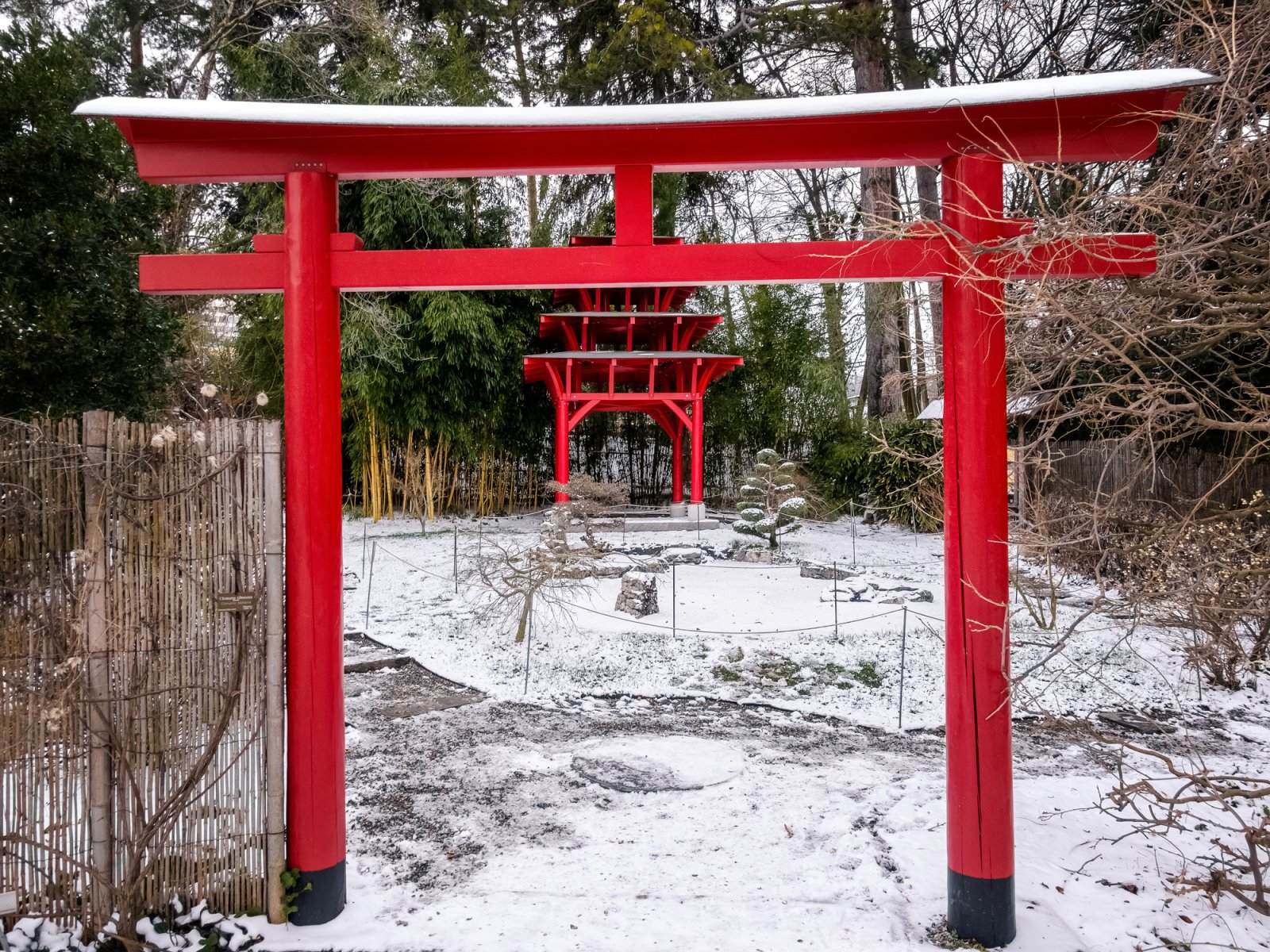 Geneva Zen Garden in the Botanical Garden of Geneva