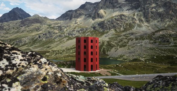 Open Doors Engadin - Der Rote Turm - Bowie Verschuuren