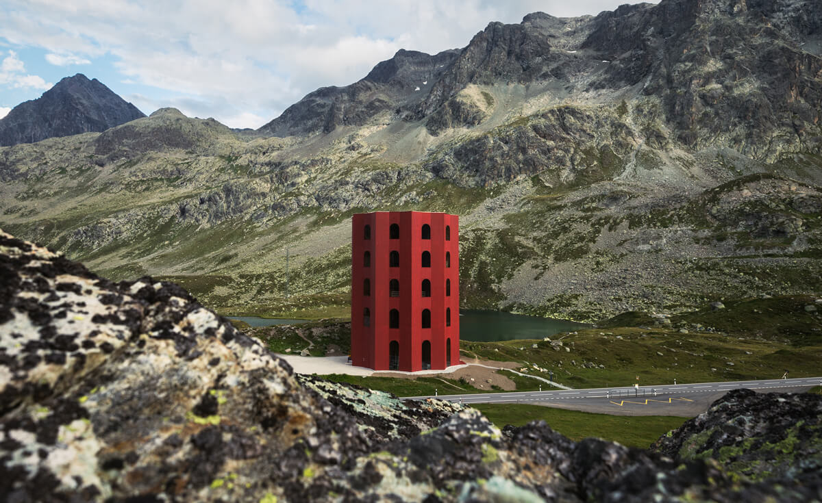 Open Doors Engadin - Der Rote Turm - Bowie Verschuuren