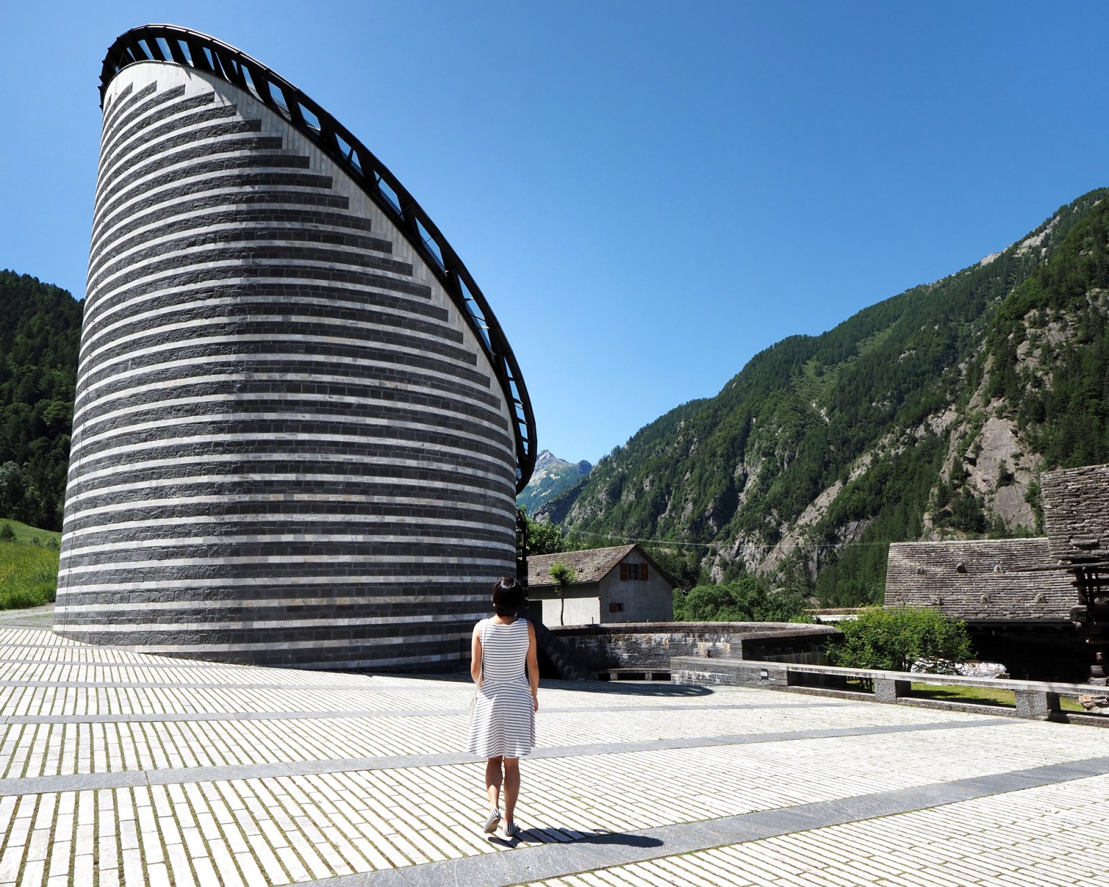 Church of San Giovanni Battista by Mario Botta