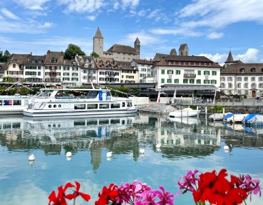 Rapperswil Old Town from Harbor