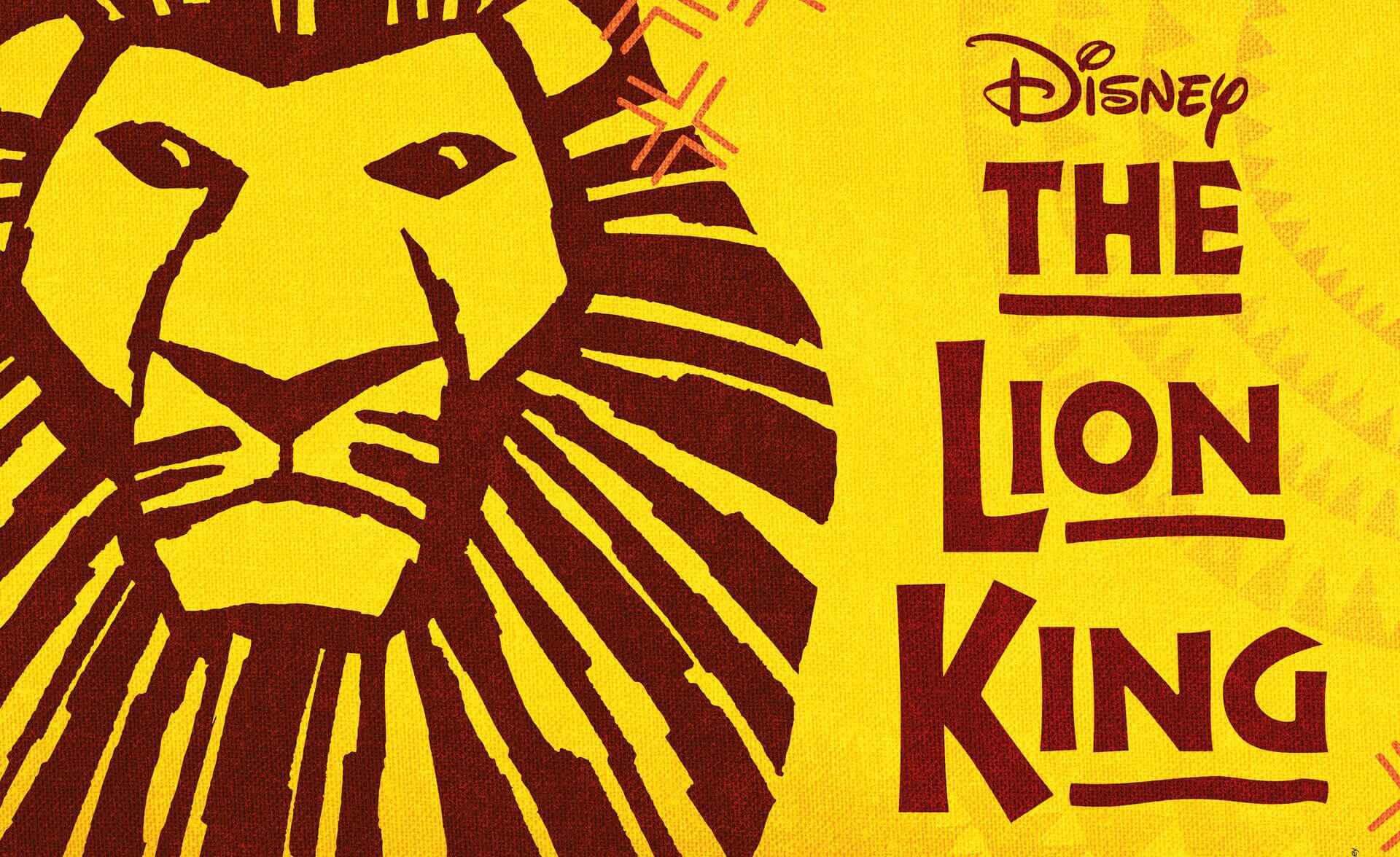 Poster of Disney's THE LION KING Musical in Zurich