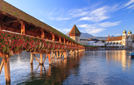 Lucerne Chapel Bridge - The Path to Free Public Toilets in Lucerne