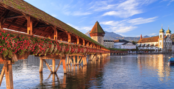 Lucerne Chapel Bridge - The Path to Free Public Toilets in Lucerne