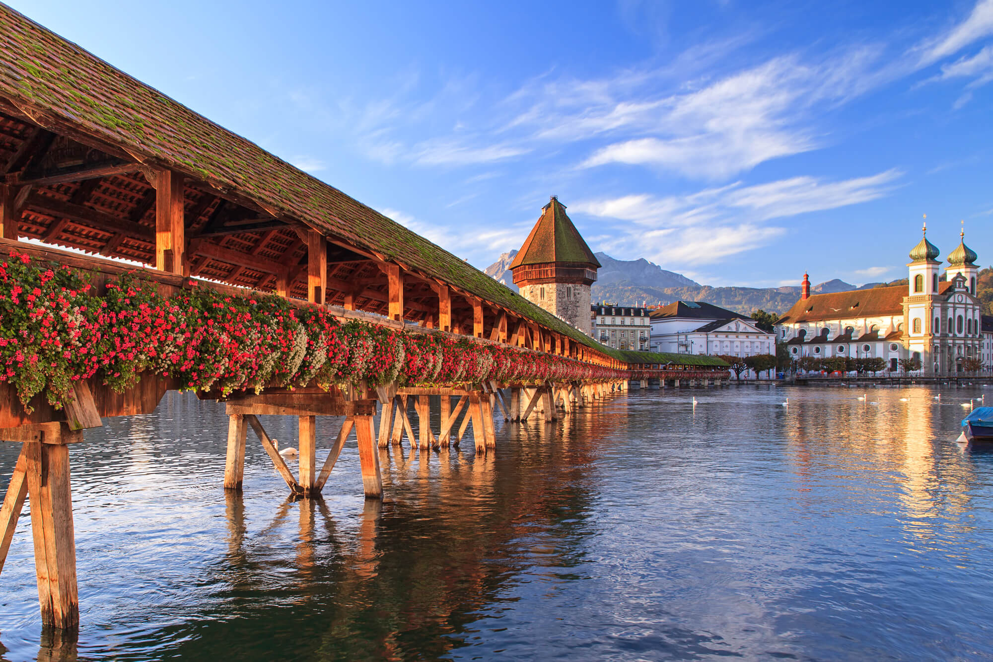 Lucerne Chapel Bridge - The Path to Free Public Toilets in Lucerne