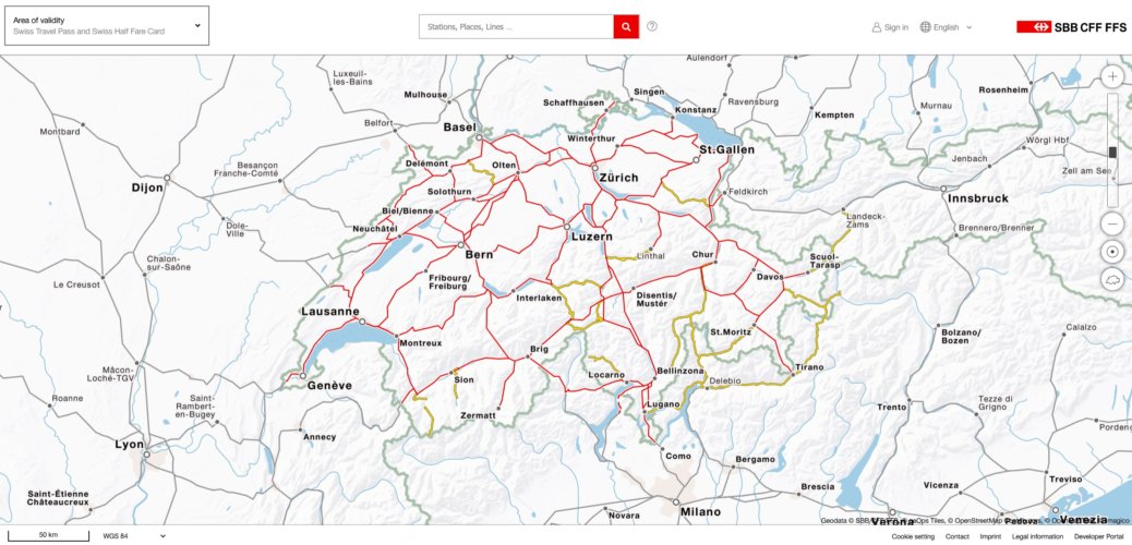 Switzerland Train Map: Routes and Schedules (2024)