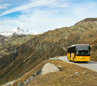 Furka Pass Postal Bus Route