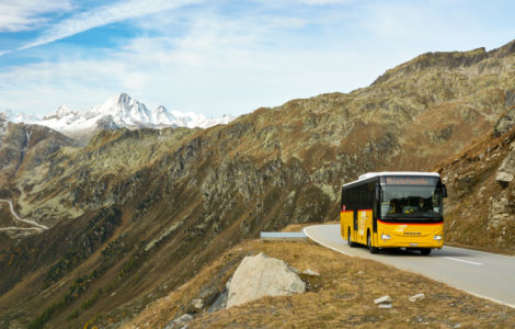 Furka Pass Postal Bus Route