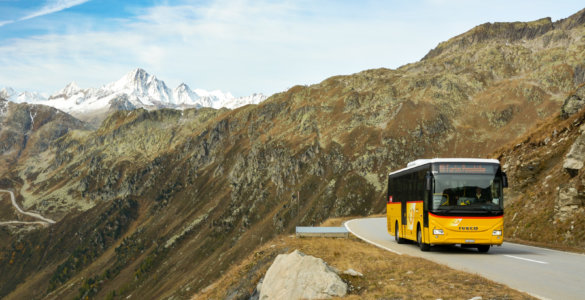 Furka Pass Postal Bus Route