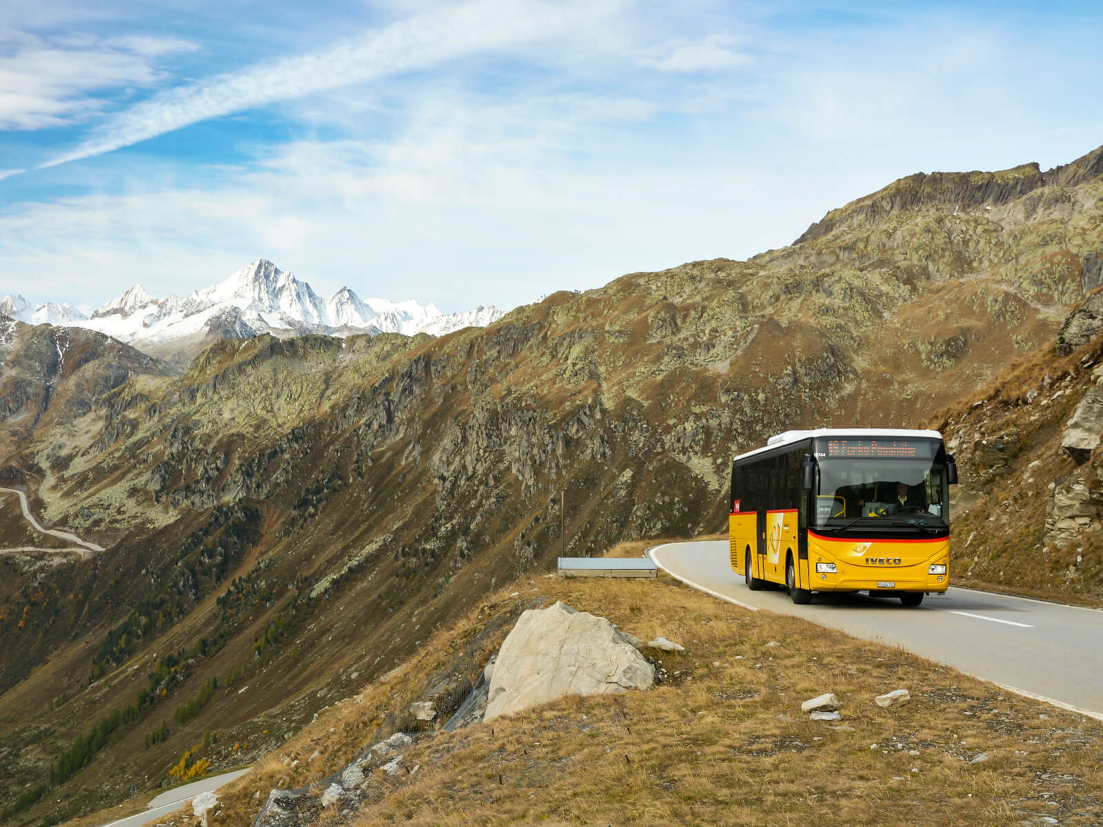 Furka Pass Postal Bus Route