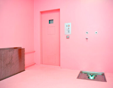 Cool Down Pink Swiss Prisons Cell in Switzerland - Copyright Color Motion GmbH