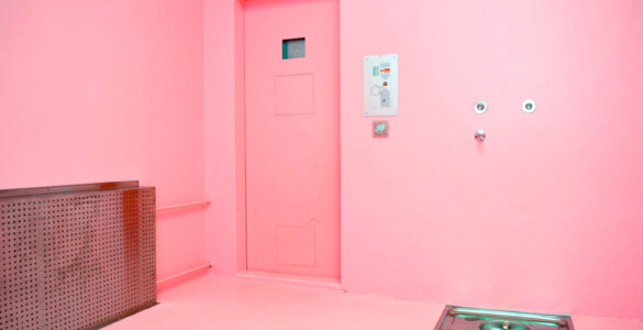 Cool Down Pink Swiss Prisons Cell in Switzerland - Copyright Color Motion GmbH