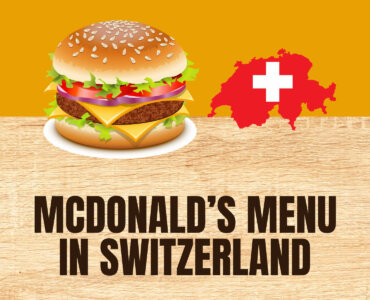McDonalds Menu in Switzerland