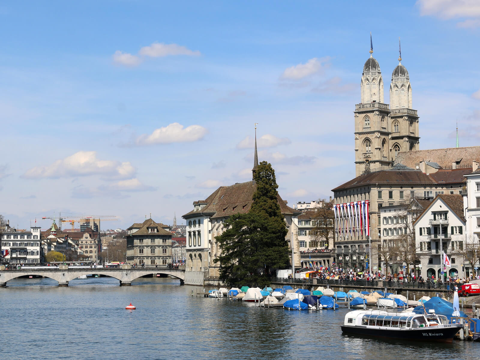 Limmat River in Zurich Switzerland - Best Free Museums in Zurich