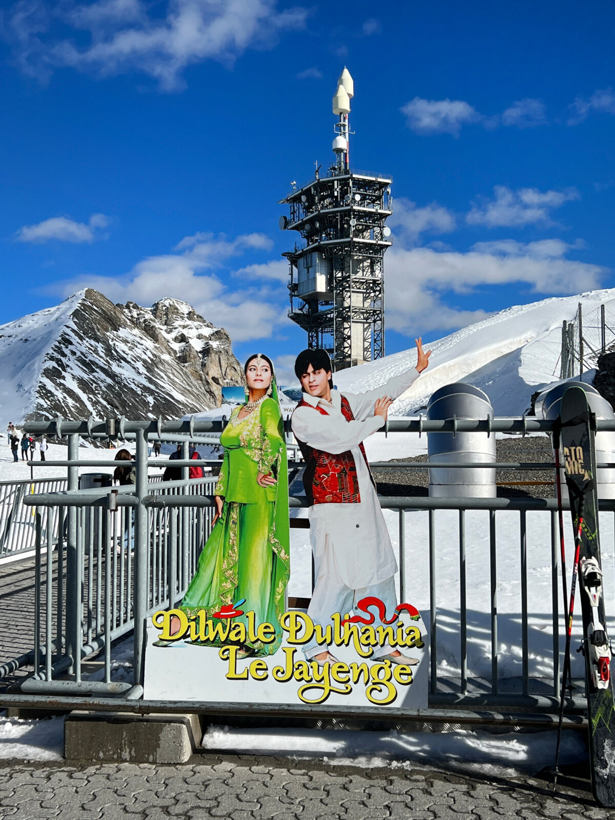 DDLJ Poster at Mount Titlis - Copyright Jayvijay Sachanjpg/X