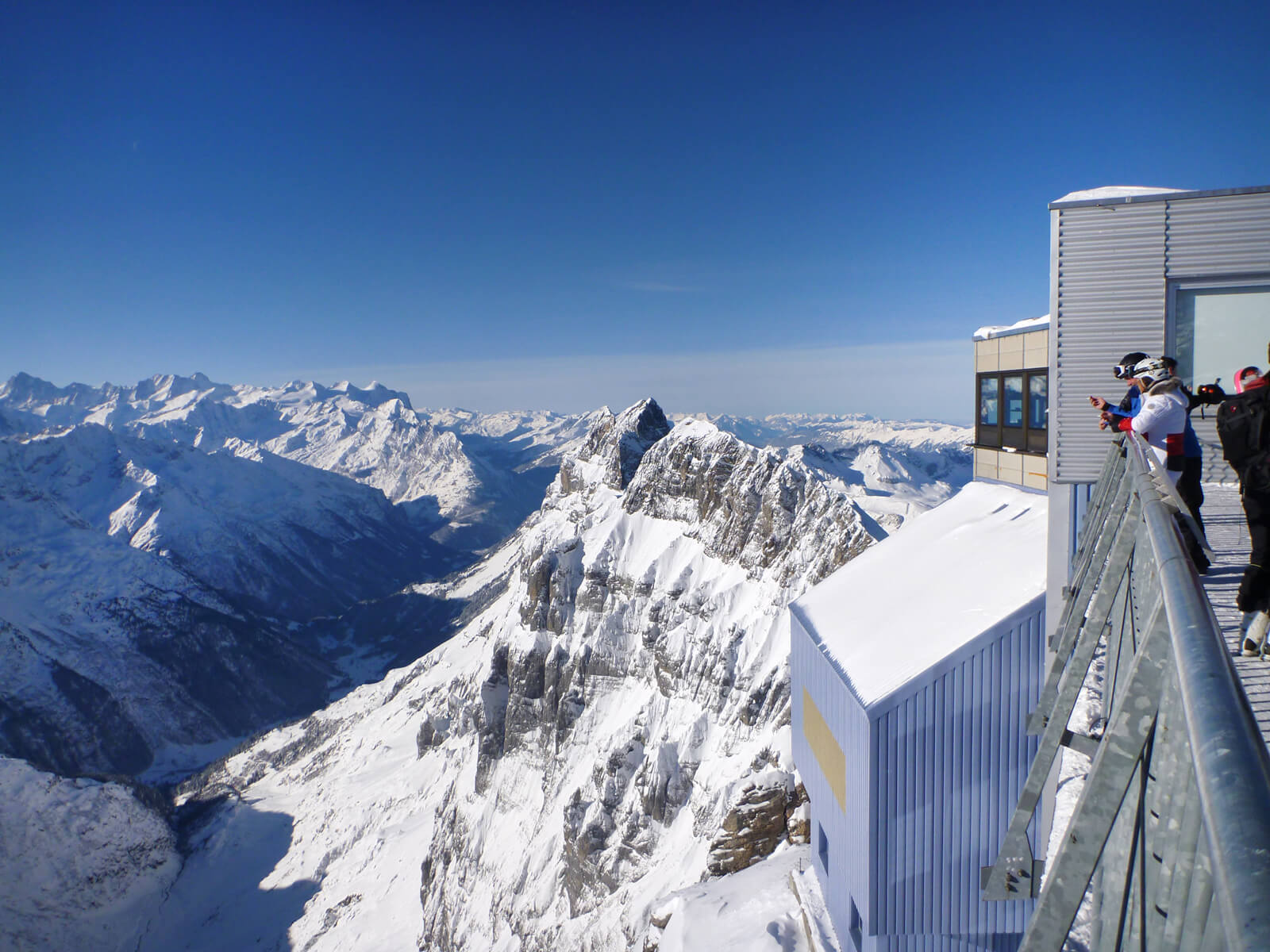 Mount Titlis Cable Car - Mountain View from Mount Titlis during January