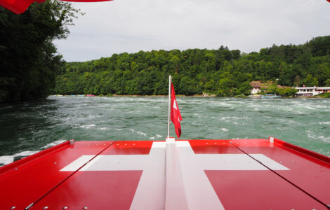Rhine Falls Boat - Is Swiss And Switzerland The Same?