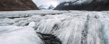 Melting Glaciers in Switzerland (Copyright Christian Langenegger)